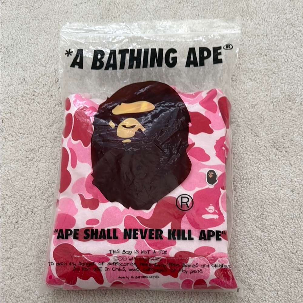 Bape Pink Camo Women's Sweater